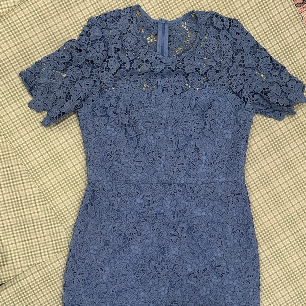 Eliza J, Blue Lace Dress, 10